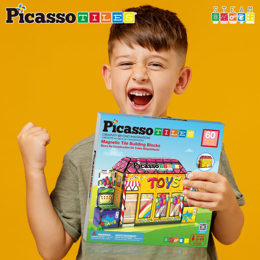PicassoTiles collaborative play kit encouraging shared building fun