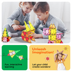 PicassoTiles collaborative play fosters teamwork during shared building sessions.