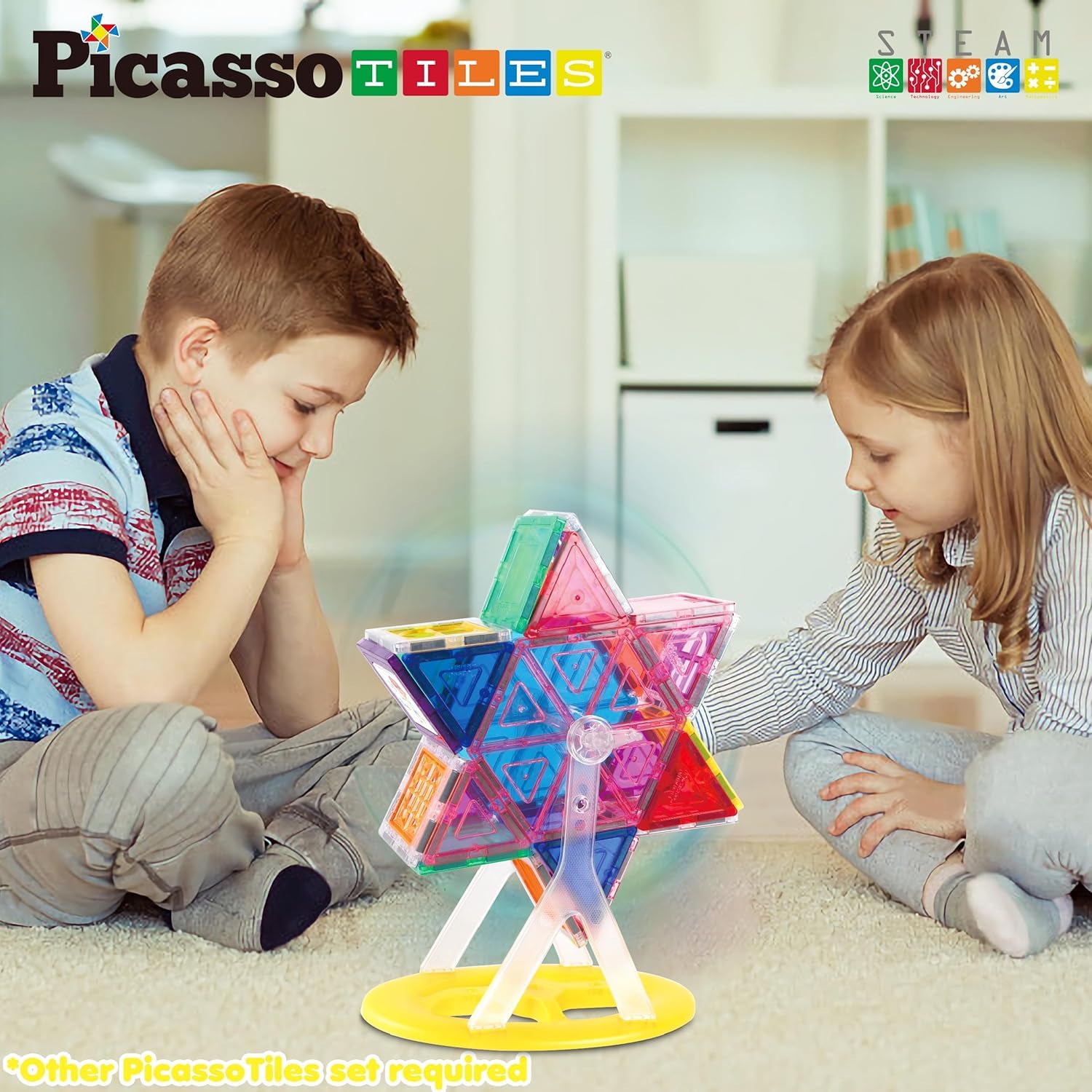 PicassoTiles colorful pieces for vibrant storytelling and design exploration.