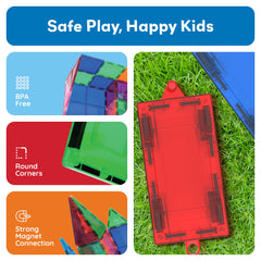 PicassoTiles colorful tiles promote color recognition and geometry exploration