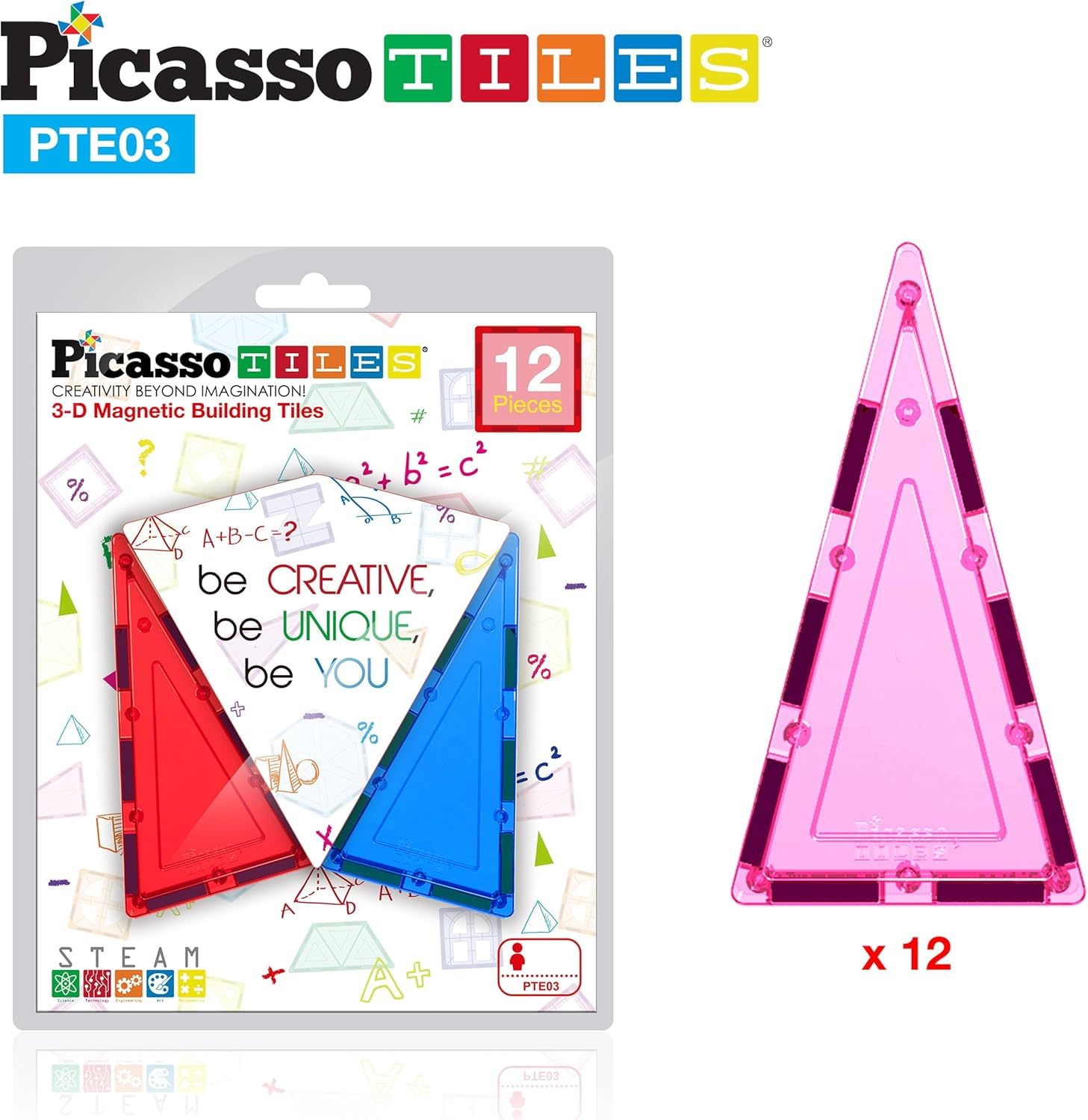 PicassoTiles compact storage keeps tiles organized, making cleanup quick after use.