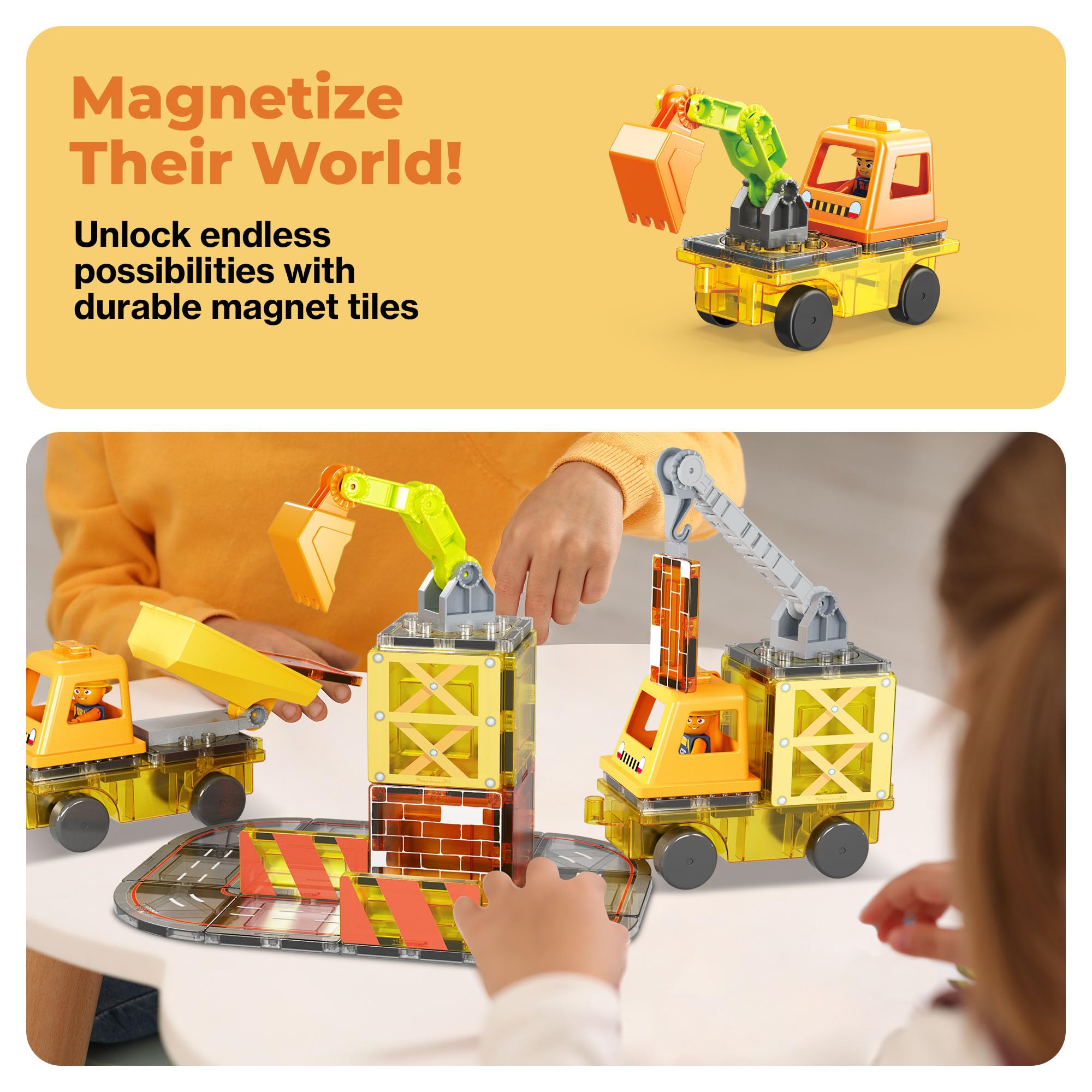 PicassoTiles construction tiles complement full sets for expanded scenes and teamwork