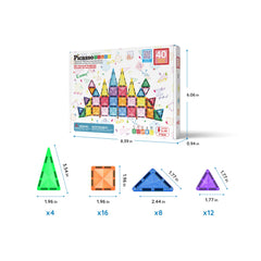 PicassoTiles diamond mini tiles open-ended play session for creativity