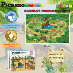 PicassoTiles portable mat enables versatile play at home or travel.