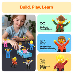 PicassoTiles durable magnets ensure safe play while kids explore storytelling