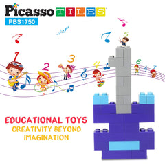 PicassoTiles durable, washable bricks stay bright through repeated play.