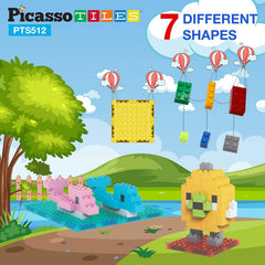 PicassoTiles stackable design enables easy storage and quick cleanup