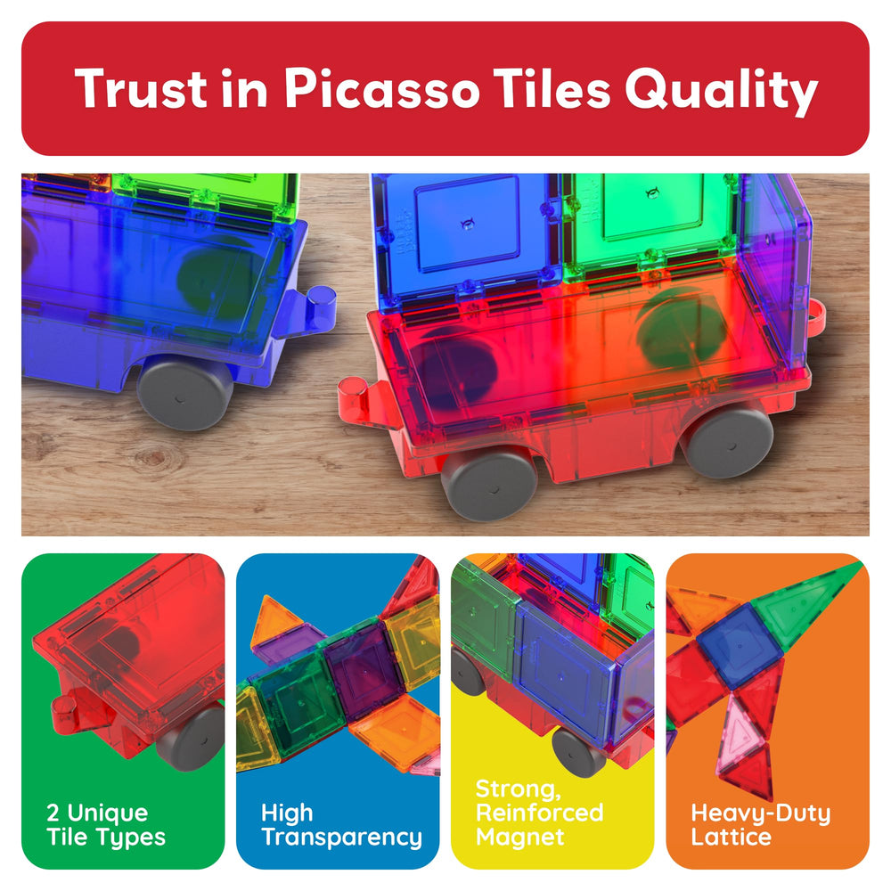 PicassoTiles educational puzzle engaging toddlers and preschoolers in construction