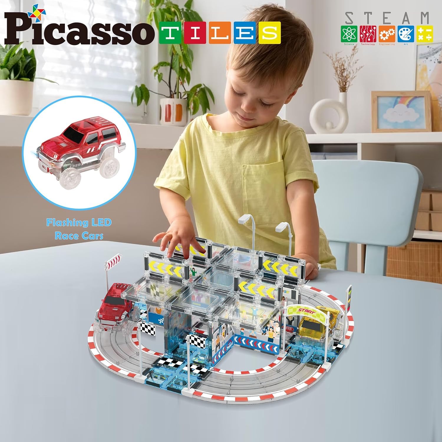 PicassoTiles expandable design encourages creative reconfigurations and growth.