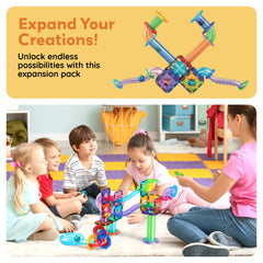 PicassoTiles hands-on setup encourages problem solving during build sessions.