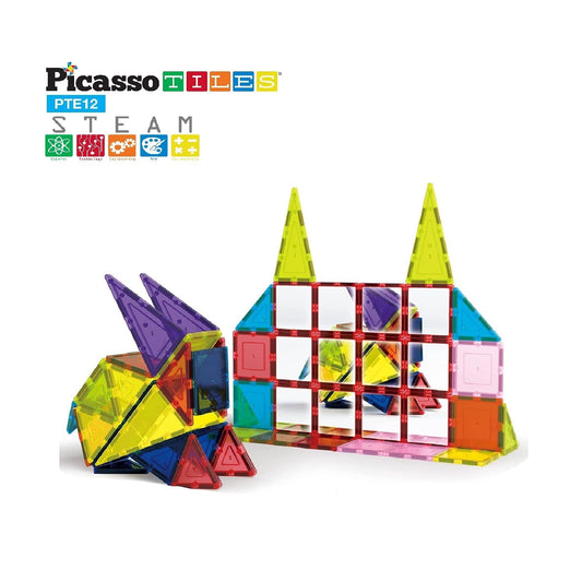 PicassoTiles expansion set 12-piece expands creative stacking options
