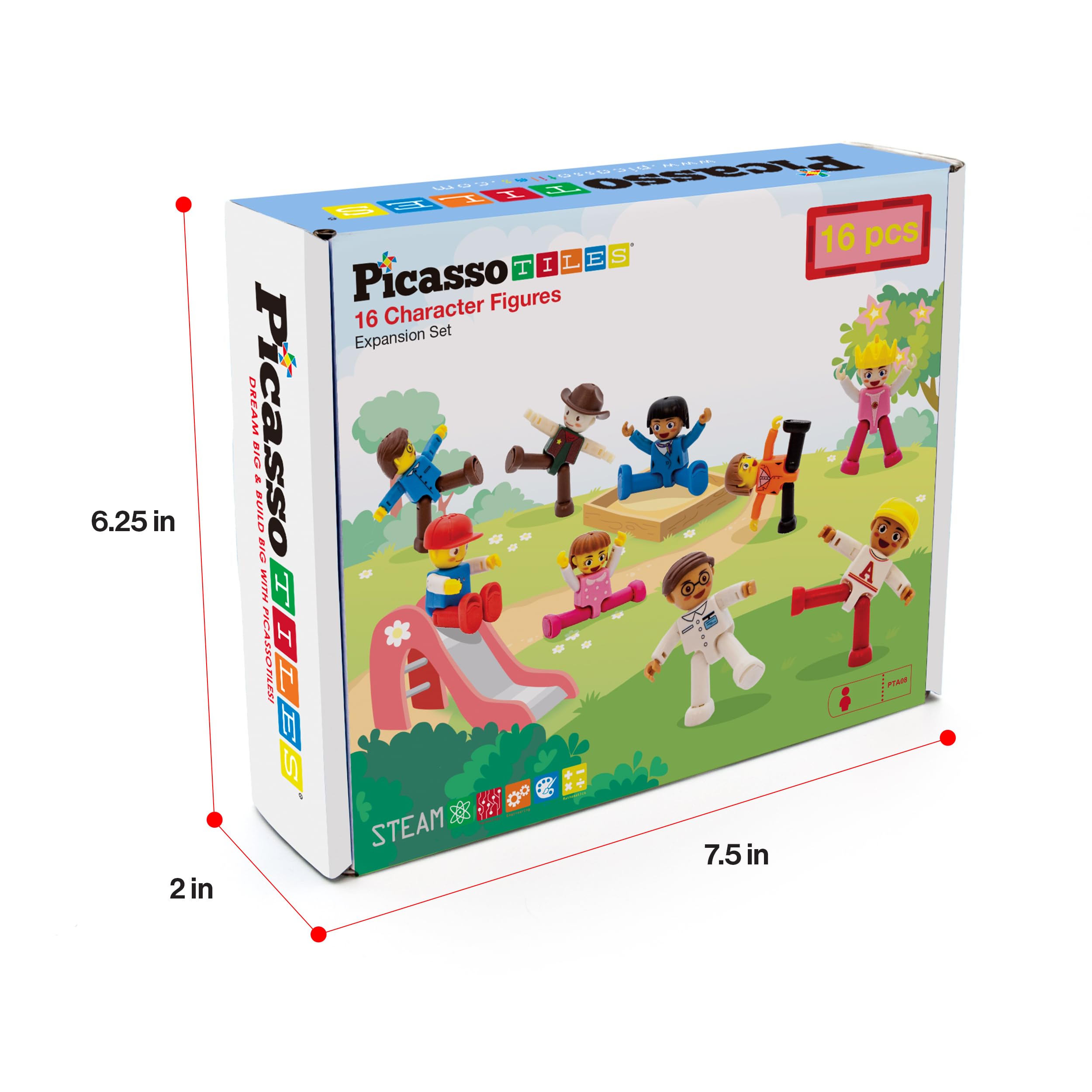 PicassoTiles expansion set adds characters and emotion to every build