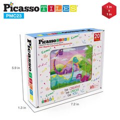 PicassoTiles family learning activity with magnetic cubes