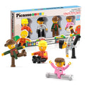 PicassoTiles fireman figure promotes imaginative play and developing fine motor skills.
