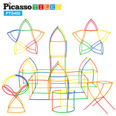 PicassoTiles free carry box; easy storage and on-the-go play.