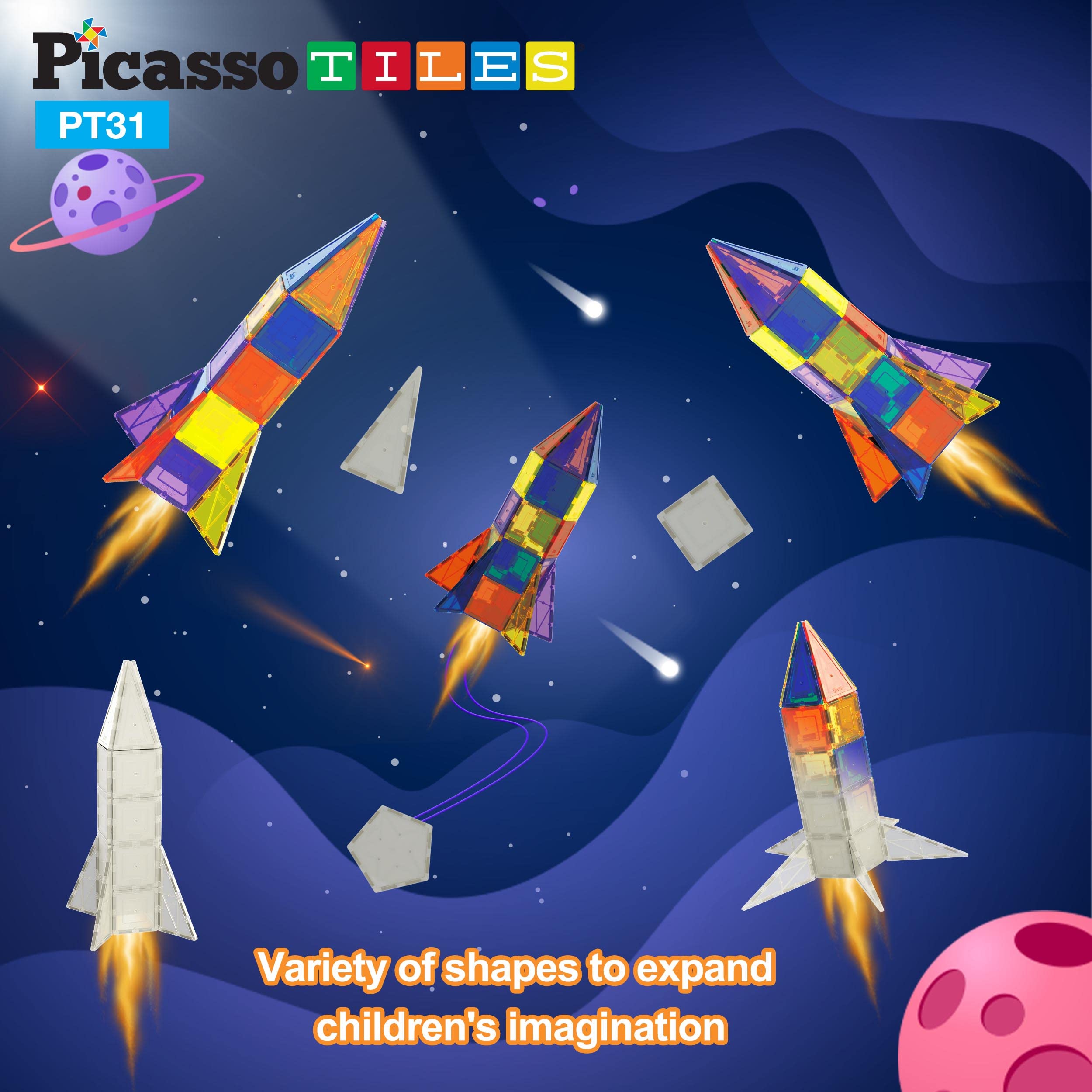 PicassoTiles group play kit enabling cooperative building experiences