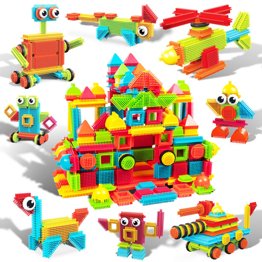PicassoTiles Hedgehog blocks enable creative play and spatial reasoning.