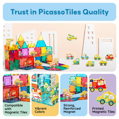 PicassoTiles helicopter magnetized for elevated perspectives in neighborhood builds.