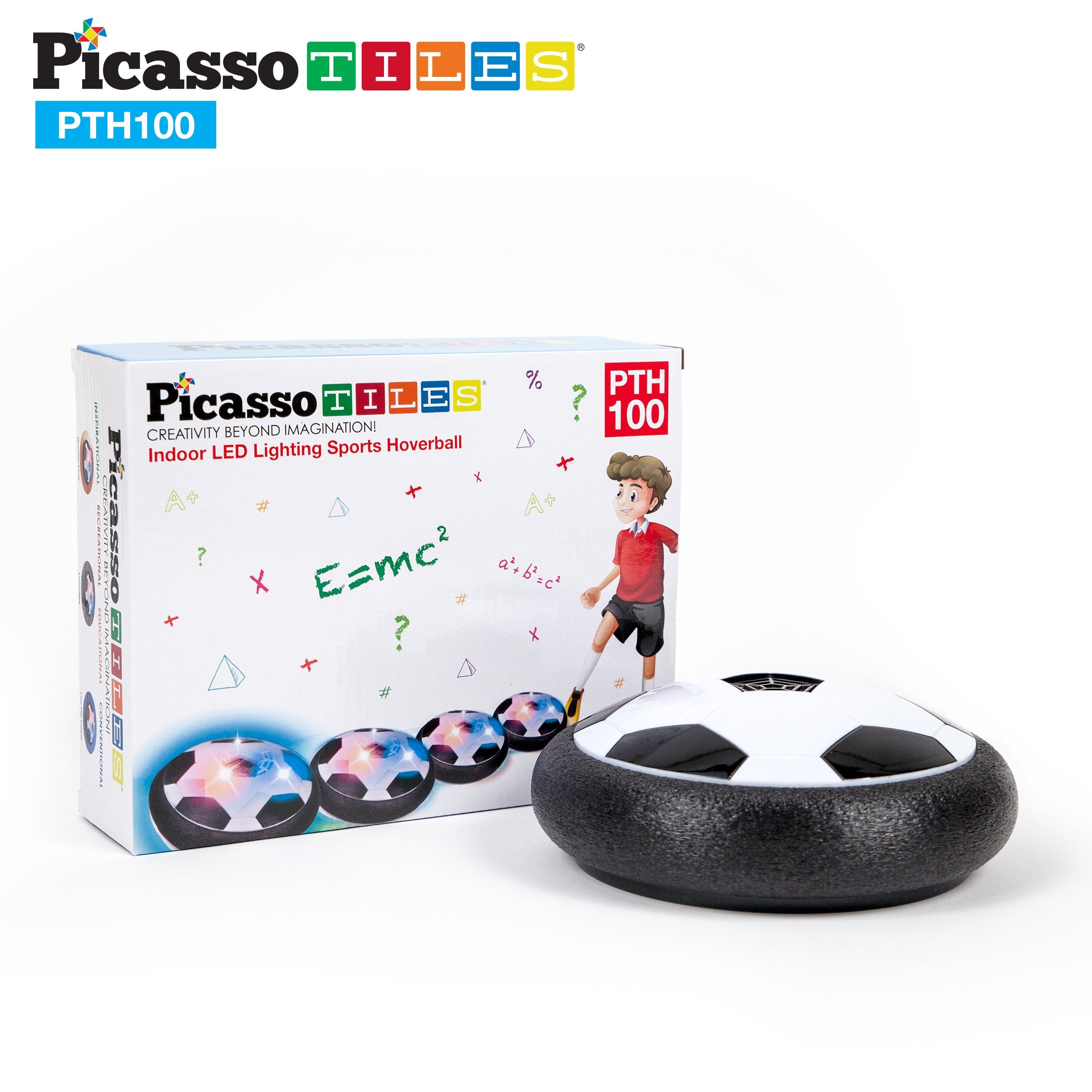 Durable foam bumper on PicassoTiles Hoverball for gentle contact