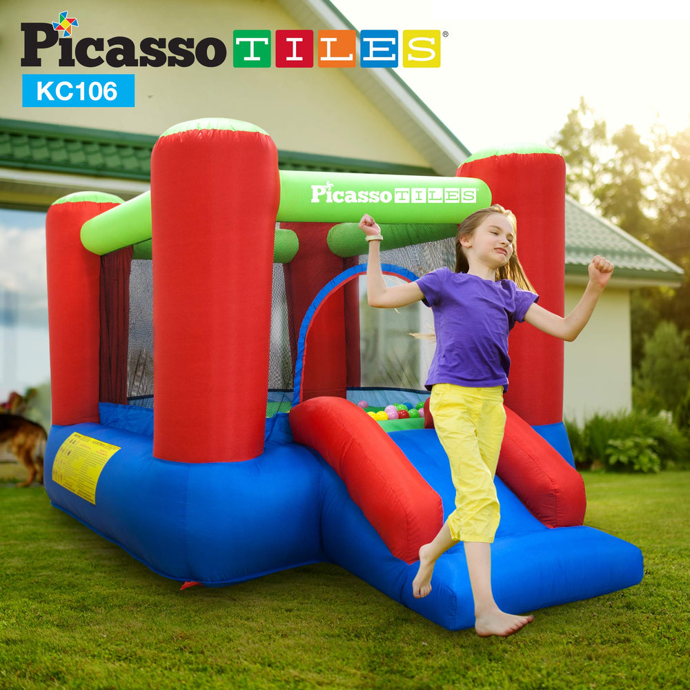 PicassoTiles KC106 jump-area provides room for coordinated play.
