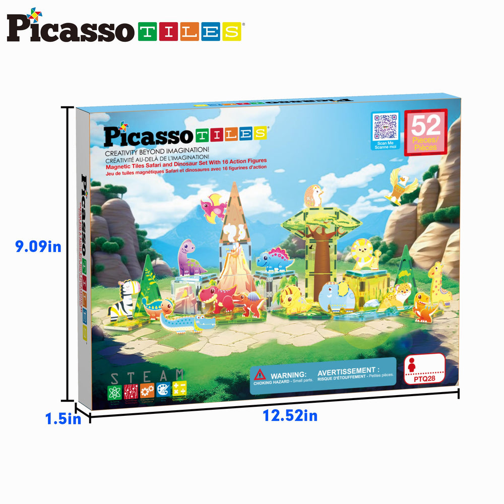 PicassoTiles kid-friendly construction supports cooperative play and creativity.