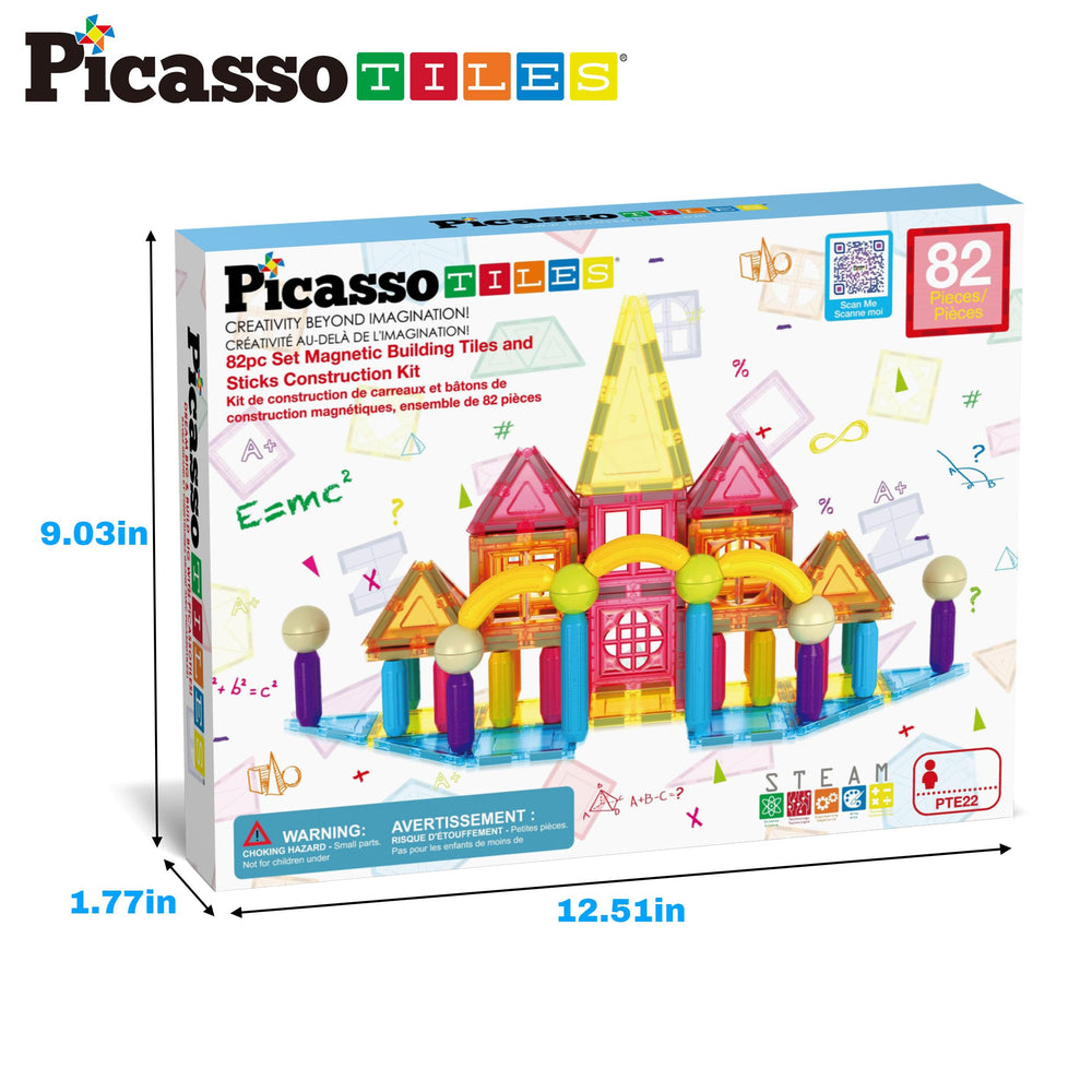PicassoTiles kid-friendly construction toy suitable for ages 3+
