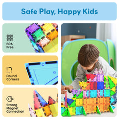 PicassoTiles kids building rockets for imaginative play and motor skill growth