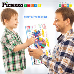 PicassoTiles kids imaginative play fosters collaboration and inventive storytelling during builds.