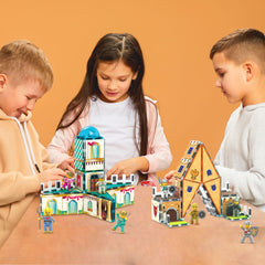 PicassoTiles knight figures add character interactions during pretend play