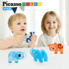 PicassoTiles koala action figure for hands-on building and storytelling.