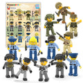 PicassoTiles law-enforcement figures pack for creative magnetic play and storytelling.