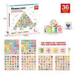PicassoTiles letters and symbols encourage early literacy and numeracy in playful exploration