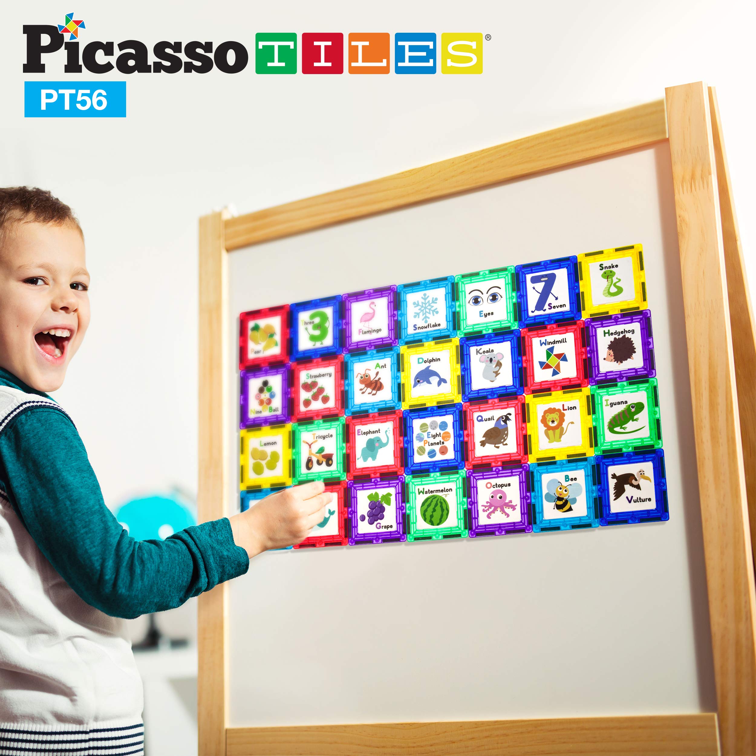 PicassoTiles magnetic blocks assembly demonstrates secure connections for imaginative building.