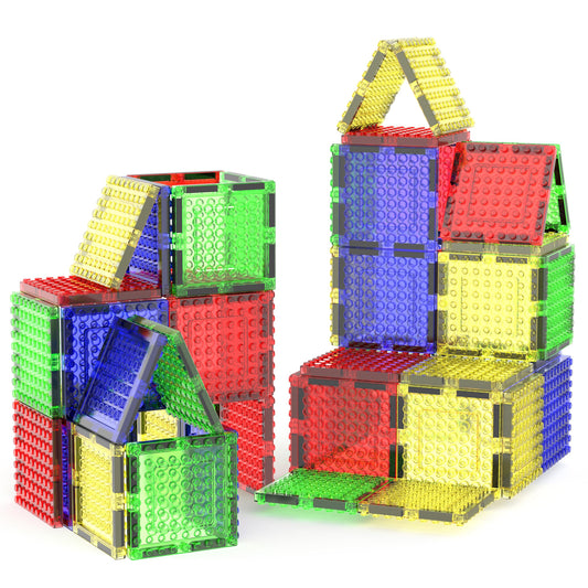 PicassoTiles magnetic brick tiles set for endless imaginative building and play.