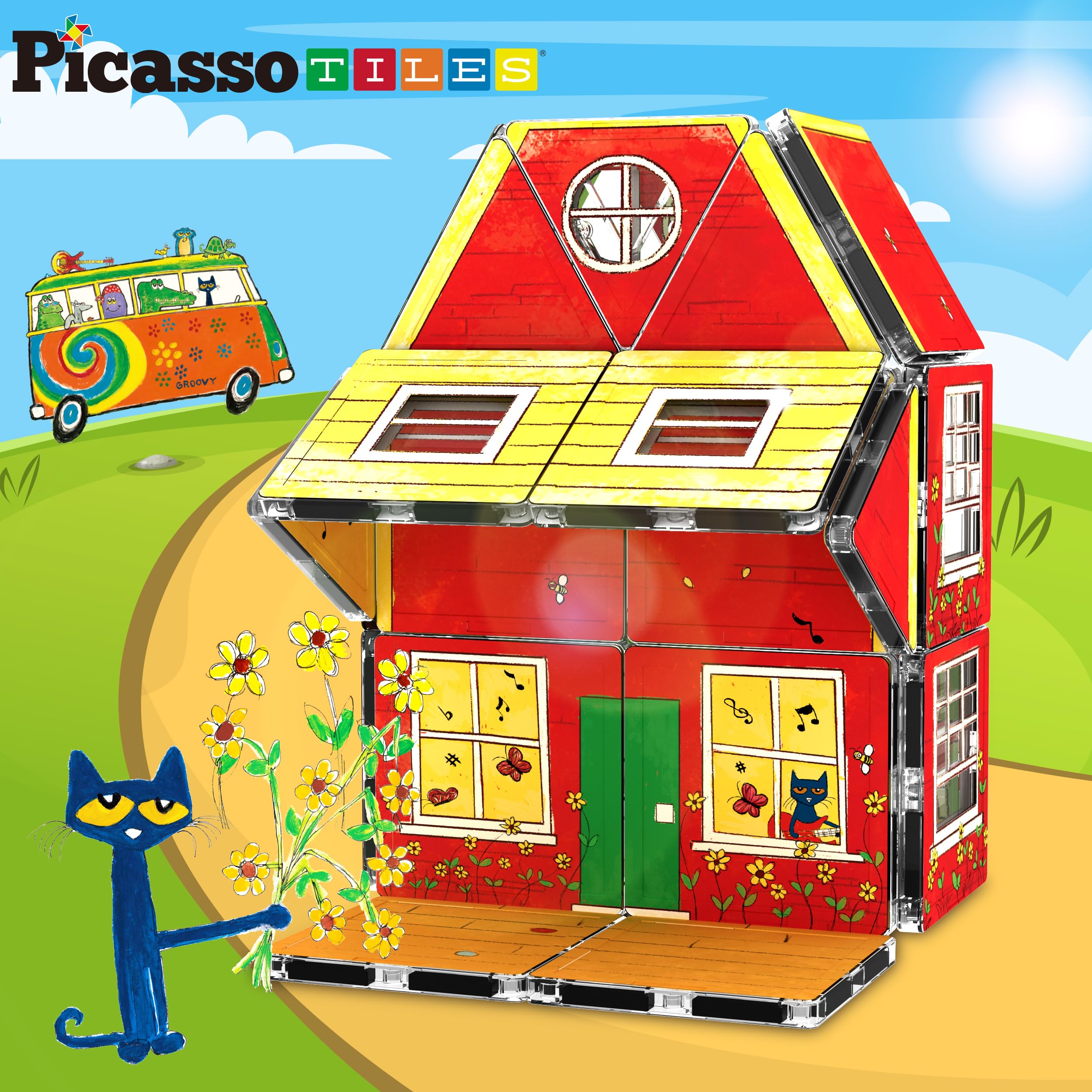 PicassoTiles magnetic building blocks for hands-on STEM exploration