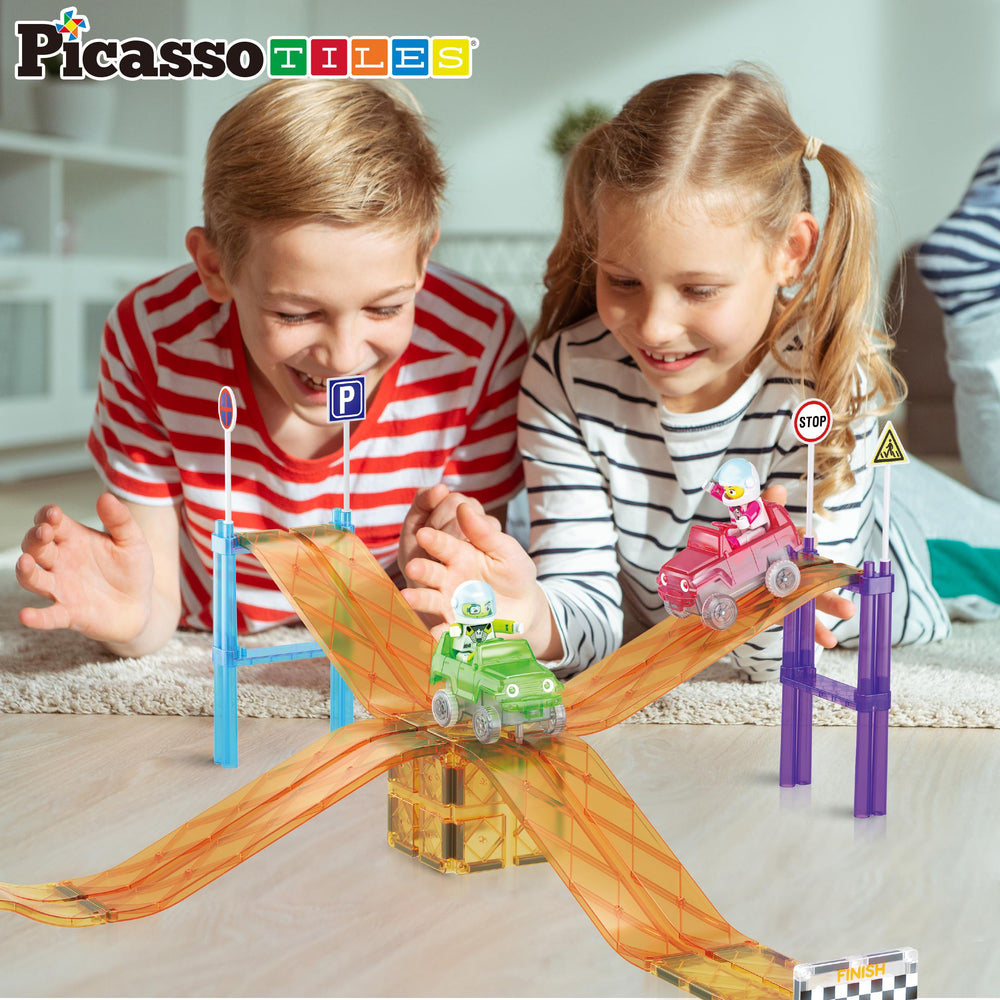 PicassoTiles printed tiles add thematic visuals for stories