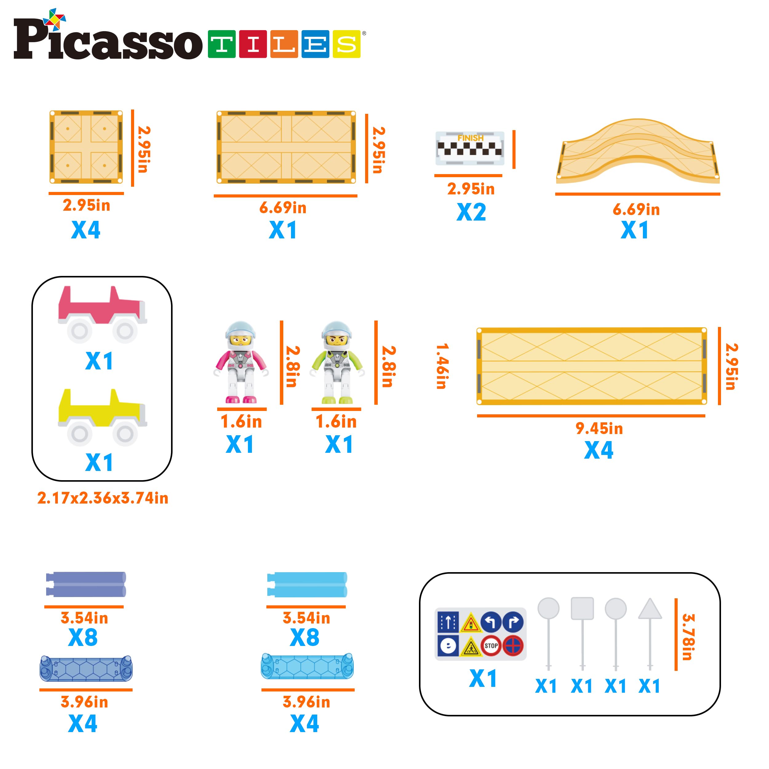 PicassoTiles speed bump creates exciting track challenges