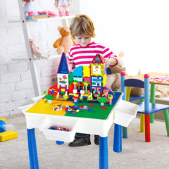 Close-up of colorful PicassoTiles magnetic tiles and bricks for creative builds.