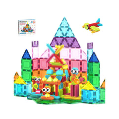 PicassoTiles magnetic tiles hedgehog set for creative construction play