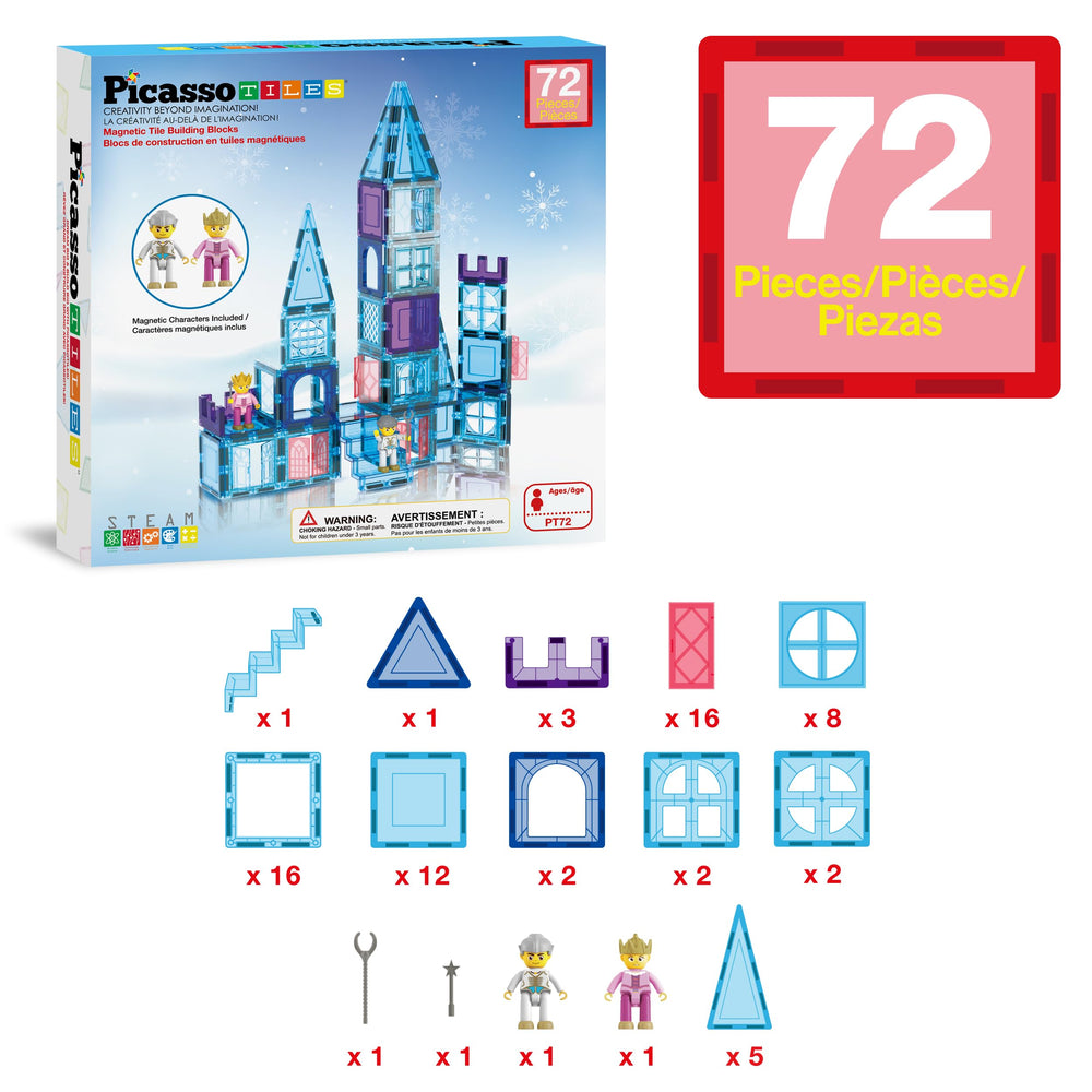 PicassoTiles magnetic tools support hands-on construction and testing ideas.