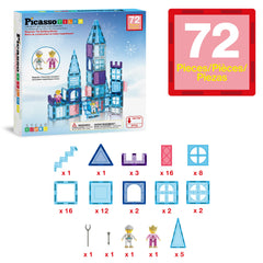 PicassoTiles magnetic tools support hands-on construction and testing ideas.