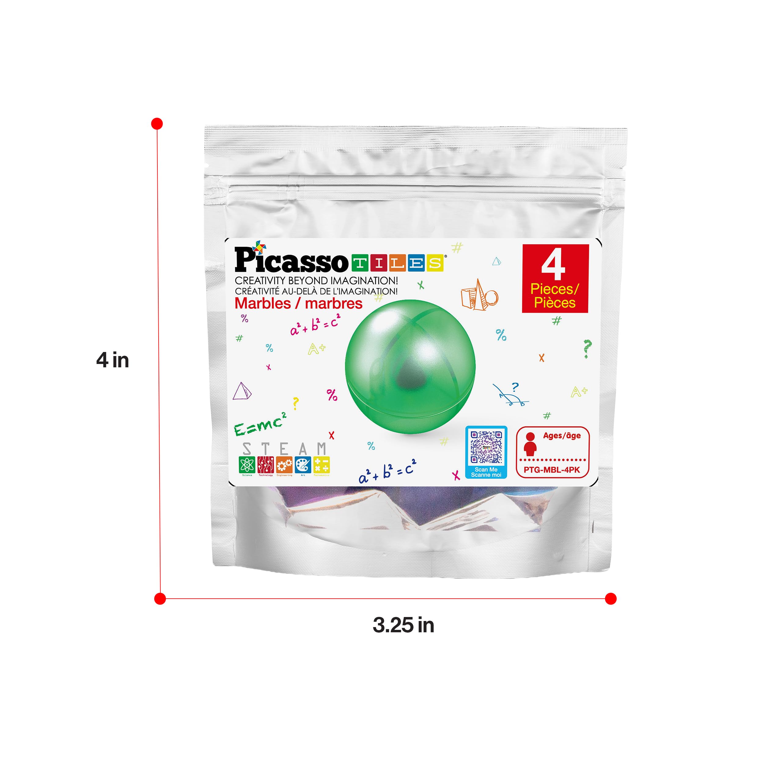 PicassoTiles magnetic track builds mix art and science for imaginative construction.