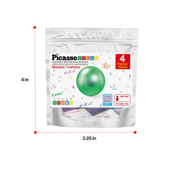 PicassoTiles magnetic track builds mix art and science for imaginative construction.