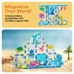 PicassoTiles dolphin figure supports fast-paced storytelling and design.