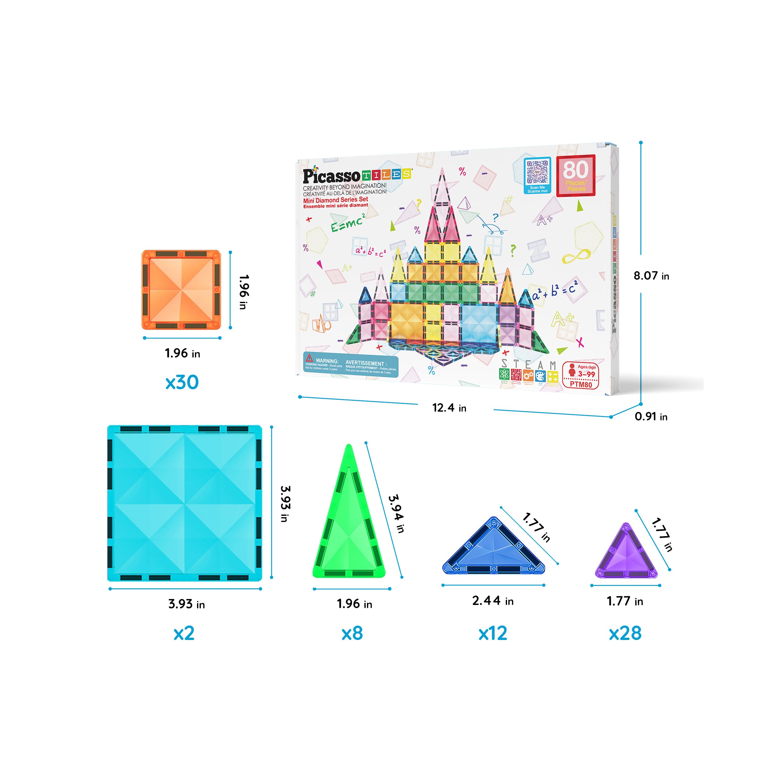 PicassoTiles compact travel bag highlights portability for learning anywhere.