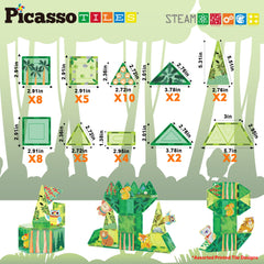 PicassoTiles monkey figure inspires lively, cooperative play.