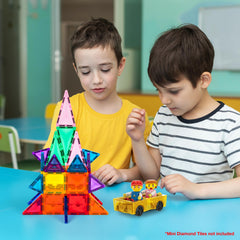 PicassoTiles multi-child play session promotes shared creativity and cooperation