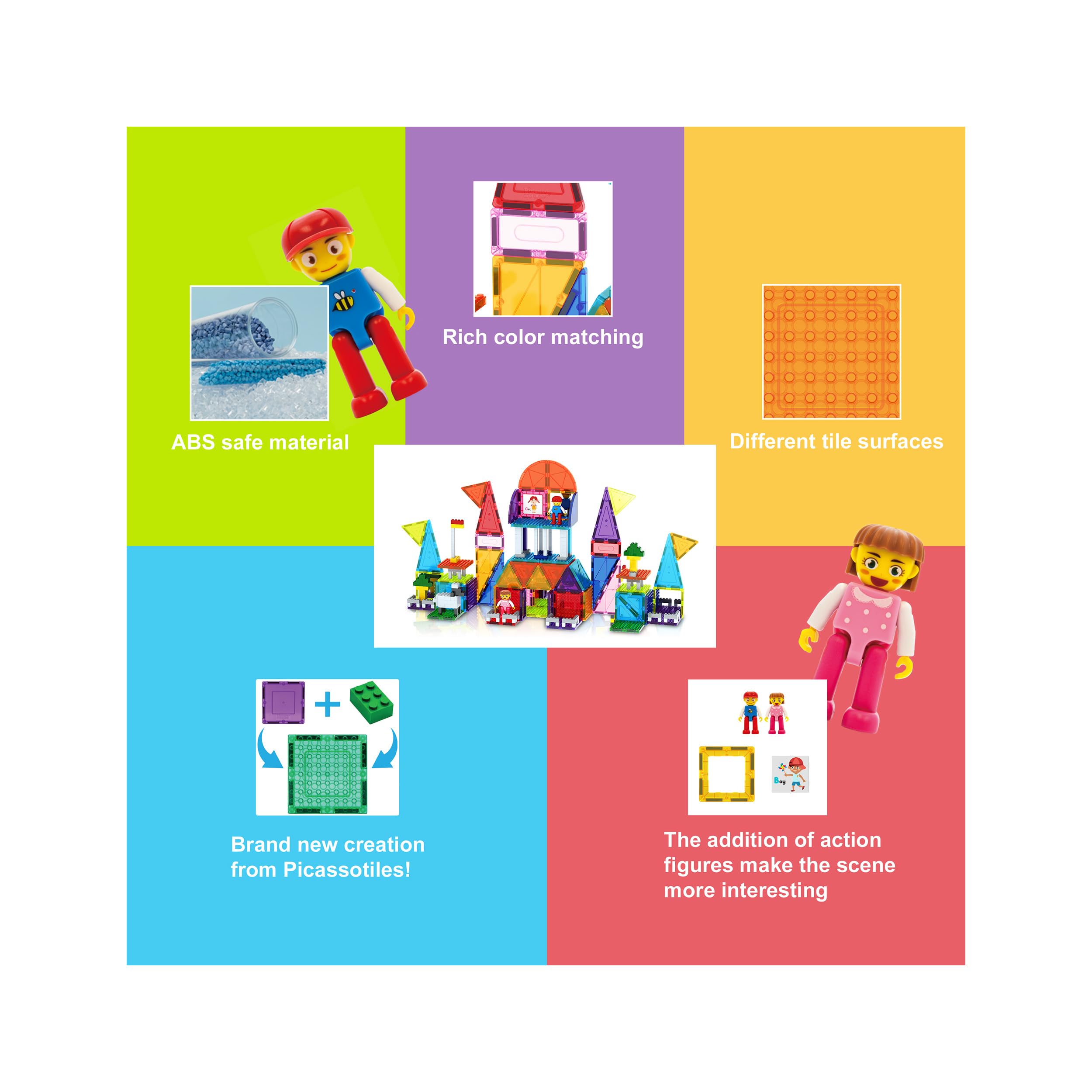 PicassoTiles open-ended builds foster design thinking and hands-on exploration