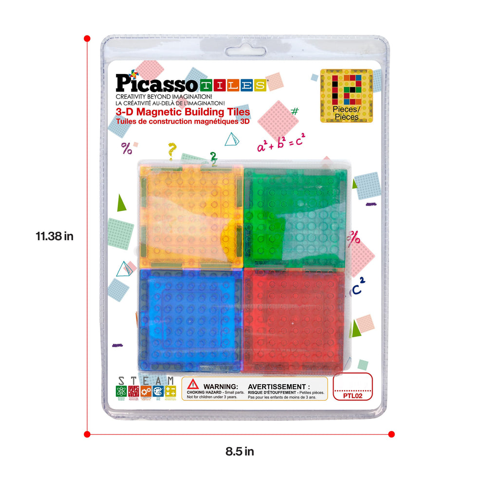PicassoTiles open-ended set invites hands-on learning and exploration.
