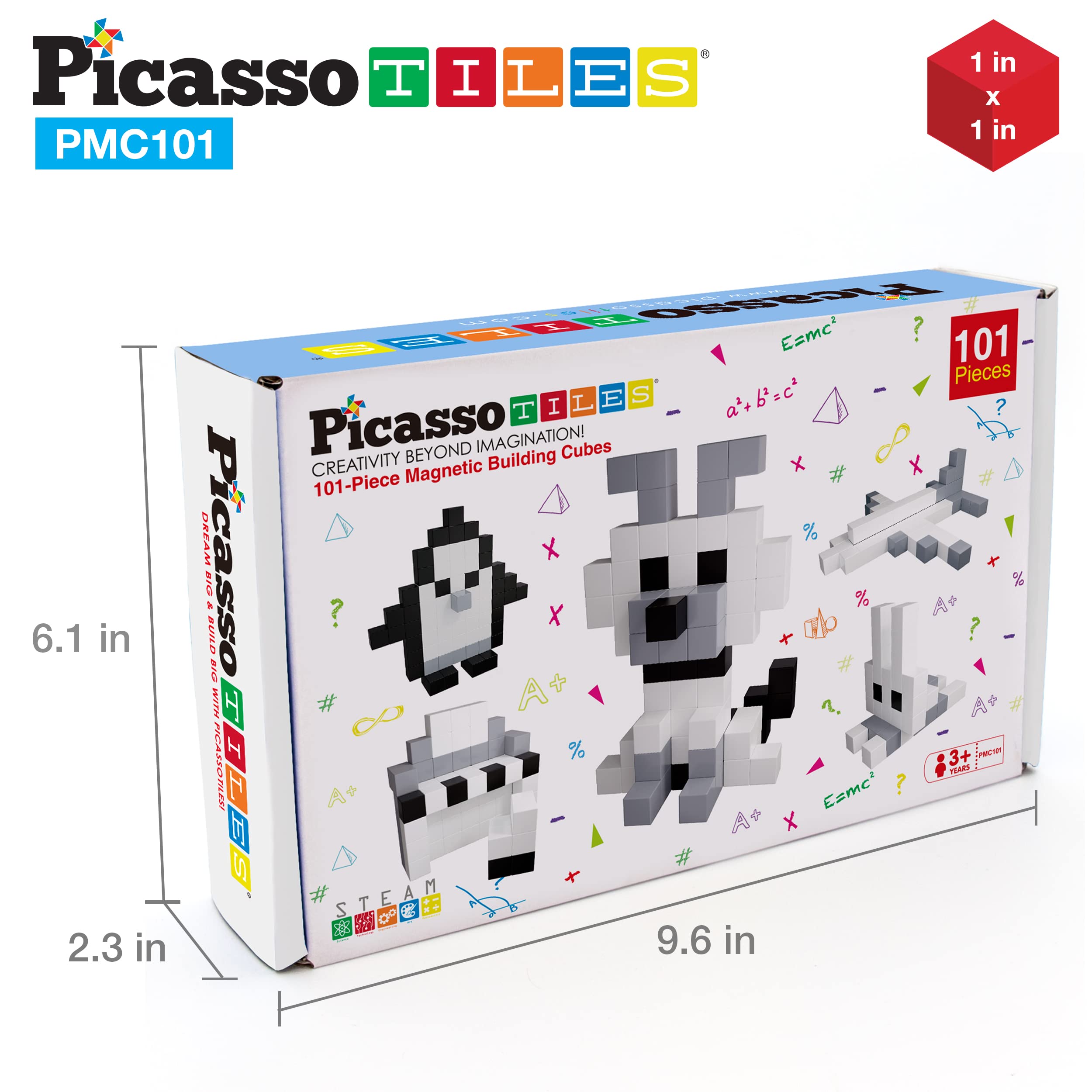 PicassoTiles magnetic connections create stable builds for storytelling and display.